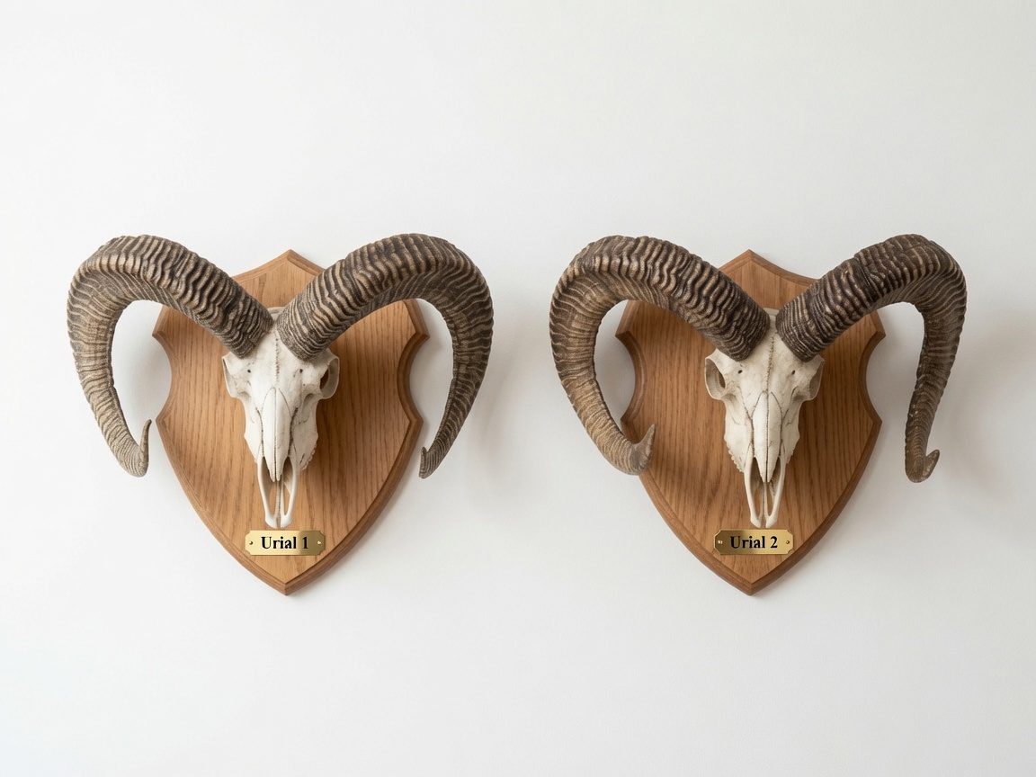 Urial Pair Set fiberglass mount